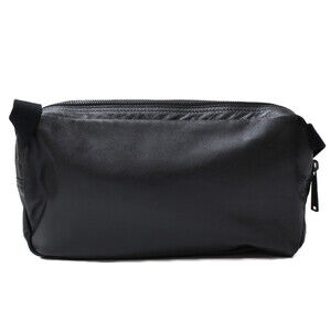 BOTTEAGA VENETA belt bag black leather body